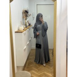 Abaya EMARAT Gris