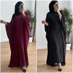 Abaya Diamante mariposa