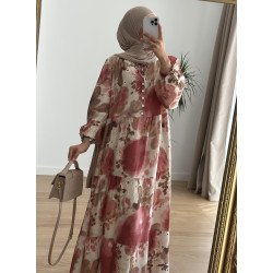 Vestido coral