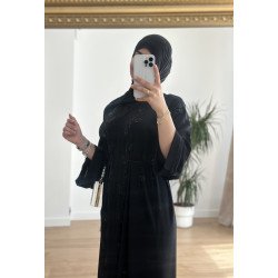 Abaya Dubai negro