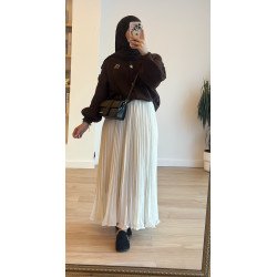 Falda plisada