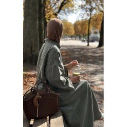 Vestido vaquero militar