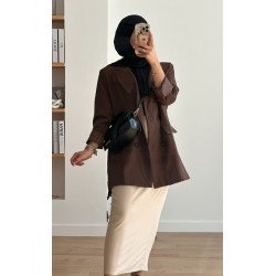 Falda negra + Américana