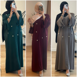Abaya perlada