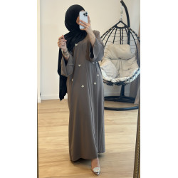 Abaya perlada