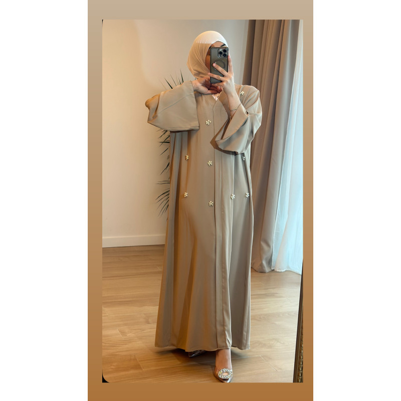 Abaya perlada