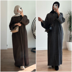 Vestido vaquero con cremallera