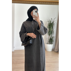 Vestido vaquero con cremallera