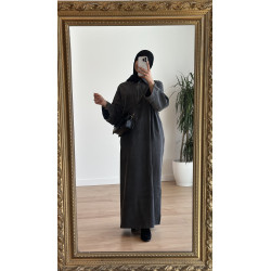 Vestido vaquero con cremallera