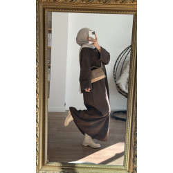 Vestido vaquero con cremallera