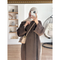 Vestido vaquero con cremallera